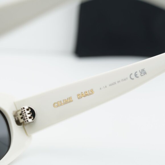 Celine CL40279U 25A Cat Eye Sunglasses - Beige/Grey